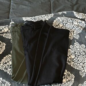 Stylish Black and Green Women's Pants